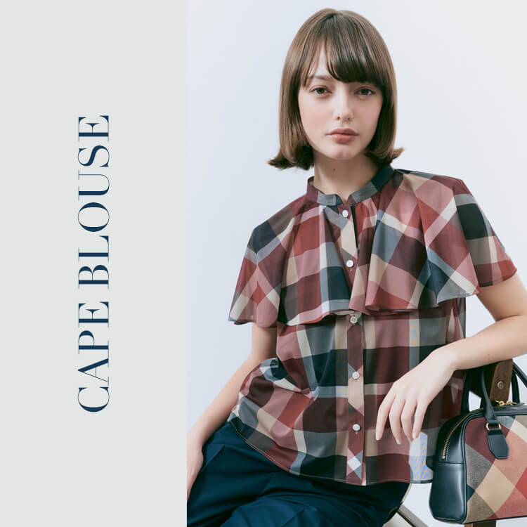 【PICK UP】CAPE BLOUSE STYLING