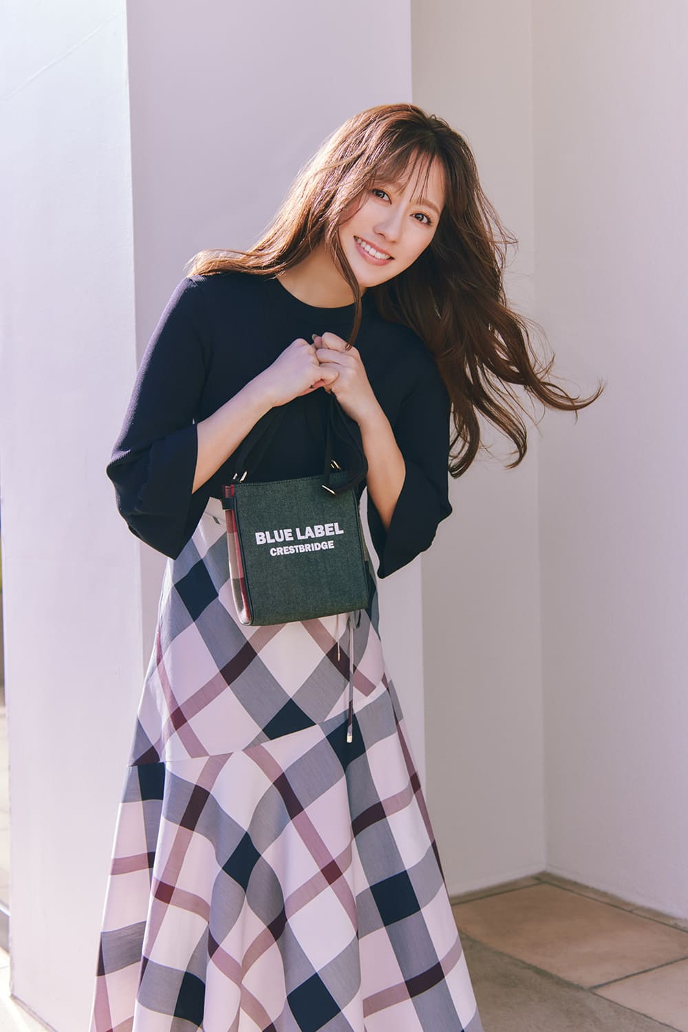 BRIT PINK CHECK｜BLUE LABEL CRESTBRIDGE(ブルーレーベル・クレスト