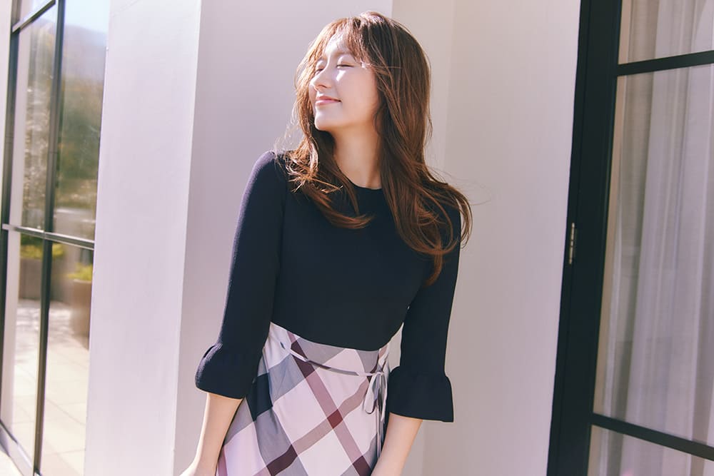BRIT PINK CHECK｜BLUE LABEL CRESTBRIDGE(ブルーレーベル・クレスト