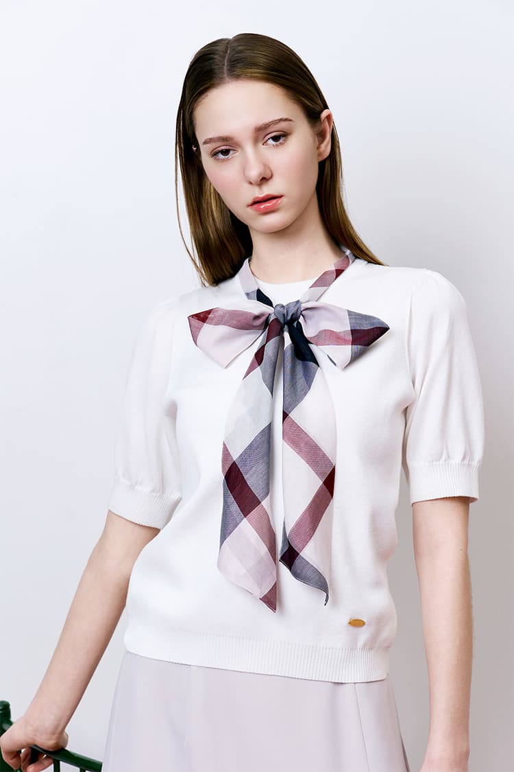 バーバリーブルーレーベル トップス バーバリーブルーレーベルBURBERRY BLUE LABEL フロントロゴバック